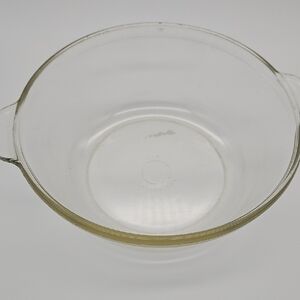 Pyrex Clear Glass Round Baking Dish with Handles